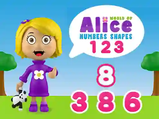 World of Alice Numbers Shapes — δωρεάν online παιχνίδι