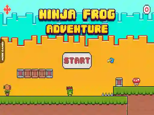 Ninja Frog Adventure — δωρεάν online παιχνίδι