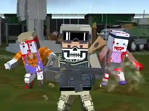 Combat Pixel Arena 3D Zombie Survival — δωρεάν online παιχνίδι