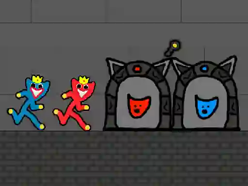 Red and Blue Stickman Huggy 2 — δωρεάν online παιχνίδι