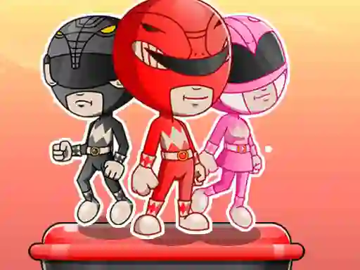 Power Rangers adventure dash — δωρεάν online παιχνίδι