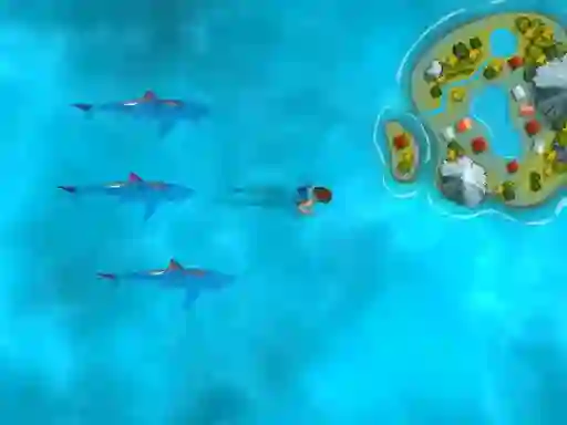 Survive the Sharks — δωρεάν online παιχνίδι