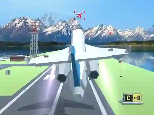 Polygon Flight Simulator — δωρεάν online παιχνίδι
