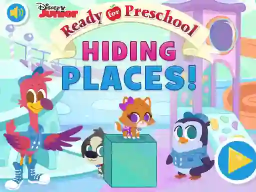 Ready for Preschool Hiding Places — δωρεάν online παιχνίδι