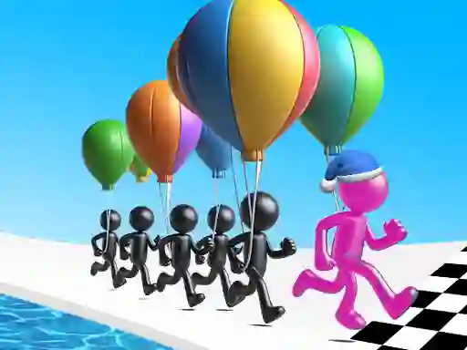 Ballon Race 3D — δωρεάν online παιχνίδι