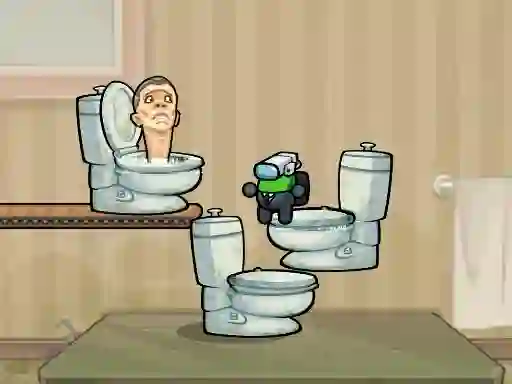 Impostor Jump Skibidi Toilet — δωρεάν online παιχνίδι
