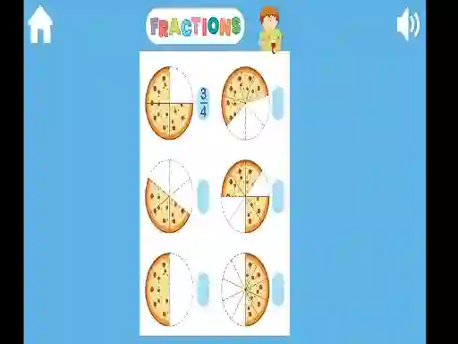 Fractions — δωρεάν online παιχνίδι