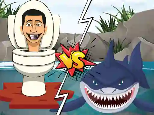 Hungry Shark Vs Skibidi — δωρεάν online παιχνίδι