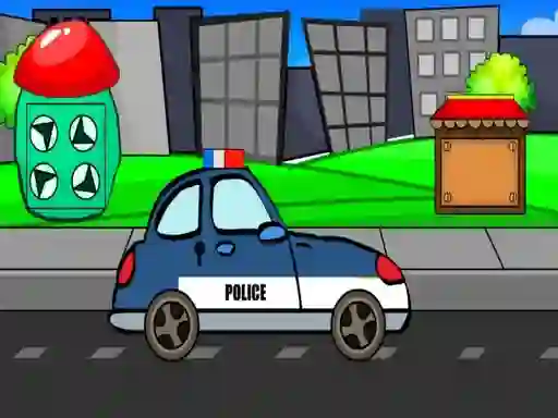 Police Car Escape — δωρεάν online παιχνίδι
