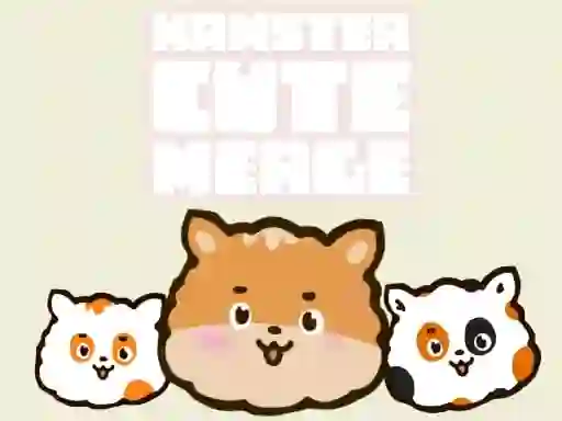 Hamster Cute Merge — δωρεάν online παιχνίδι