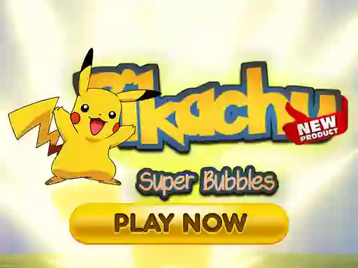 Pikachu Super Bubbles — δωρεάν online παιχνίδι