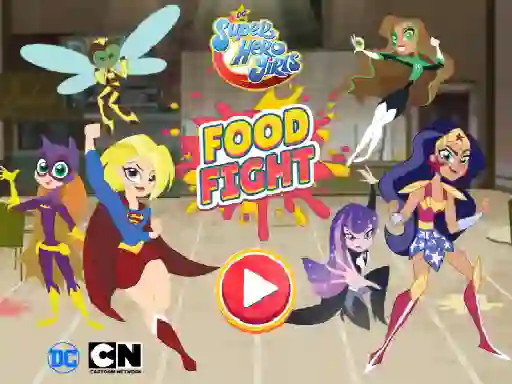 DC Super Hero Girls Food Fight — δωρεάν online παιχνίδι