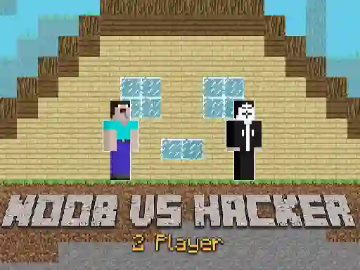 Noob vs Hacker 2 Player — δωρεάν online παιχνίδι