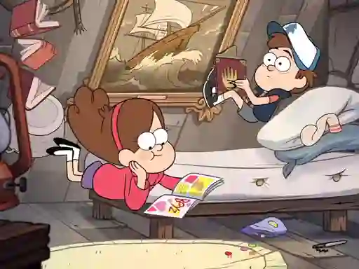 Gravity Falls Slide — δωρεάν online παιχνίδι