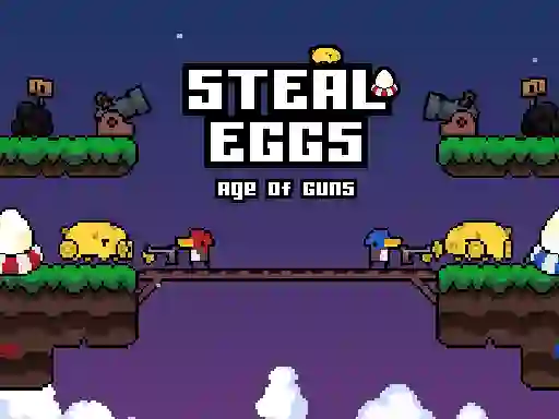 Steal Eggs Age of Guns — δωρεάν online παιχνίδι