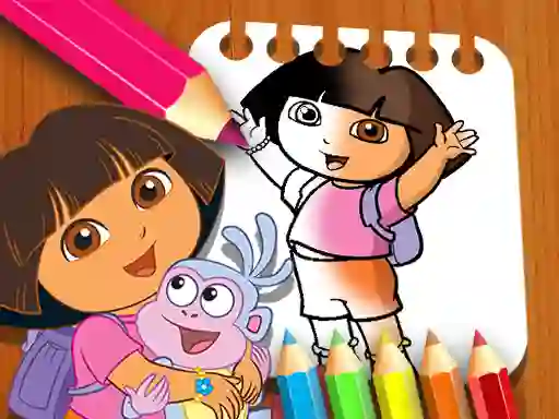 Dora the Explorer the Coloring Book — δωρεάν online παιχνίδι