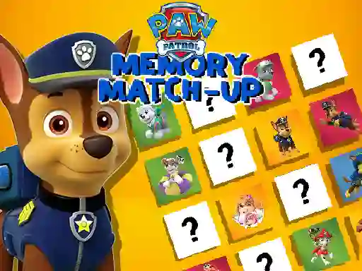 Paw Patrol Memory Match Up — δωρεάν online παιχνίδι