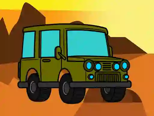 Offroad Coloring Book — δωρεάν online παιχνίδι