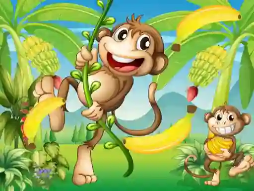Jungle Monkey Run — δωρεάν online παιχνίδι