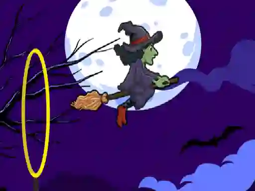 Flying witch halloween — δωρεάν online παιχνίδι
