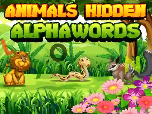Animals Hidden AlphaWords — δωρεάν online παιχνίδι