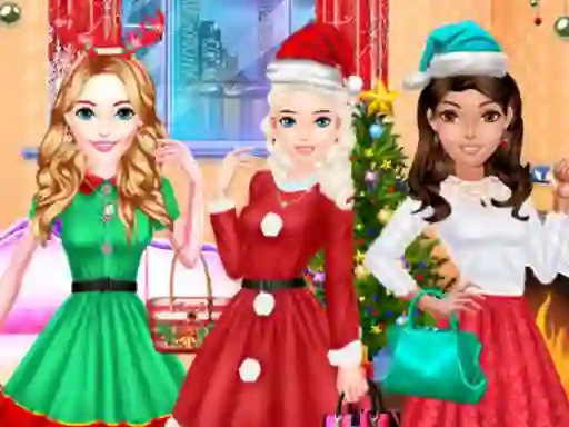Fashion Girls Christmas Party — δωρεάν online παιχνίδι