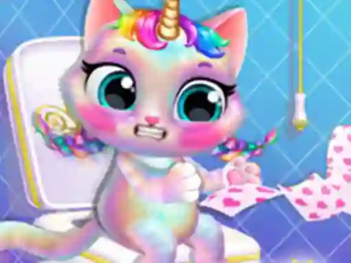 Twinkle My Unicorn Cat Princess Caring — δωρεάν online παιχνίδι