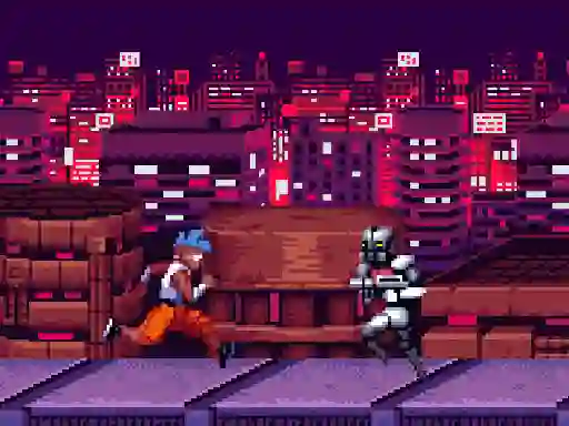Endless Cyberpunk Runner — δωρεάν online παιχνίδι