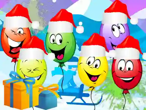 Christmas Balloons Bursting — δωρεάν online παιχνίδι