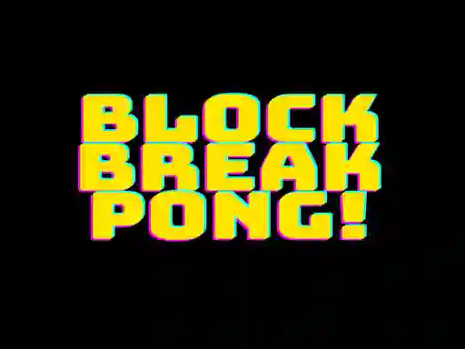 Block break pong! — δωρεάν online παιχνίδι