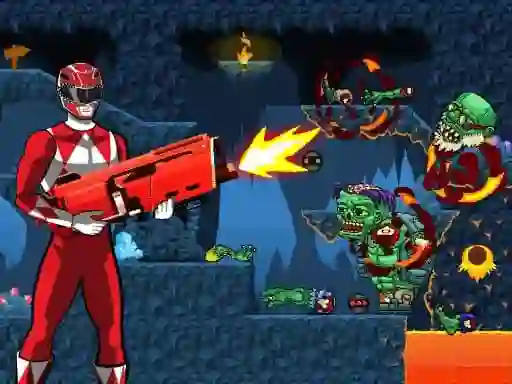 Power Rangers shoot Zombie — δωρεάν online παιχνίδι