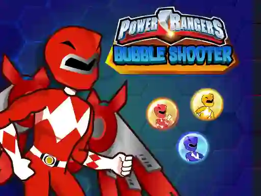 Power Rangers Bubble Shoot — δωρεάν online παιχνίδι