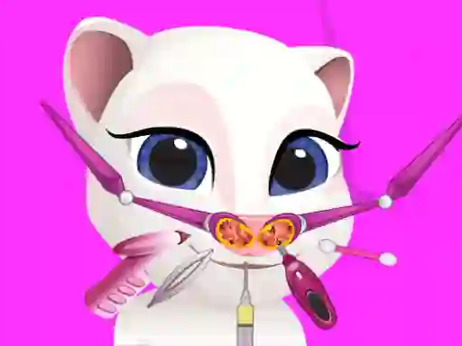 Little Angela Nose Doctor — δωρεάν online παιχνίδι
