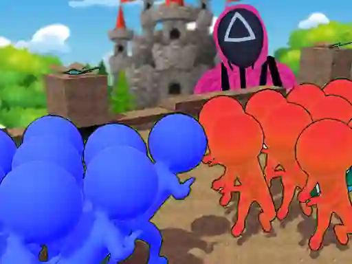 Squid Game Crowd Pusher — δωρεάν online παιχνίδι