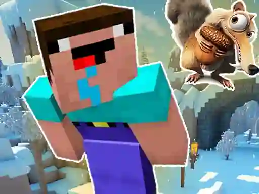 Noob Parkour: Snow Age — δωρεάν online παιχνίδι