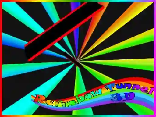 Rainbow Tunnel 3D — δωρεάν online παιχνίδι