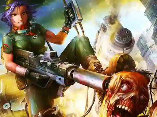 Zombie terror — δωρεάν online παιχνίδι