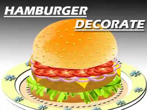 Hamburger Decorating — δωρεάν online παιχνίδι