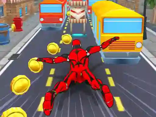 Subway Run Superhero Robot — δωρεάν online παιχνίδι