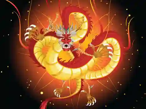 Chinese Dragons Coloring — δωρεάν online παιχνίδι