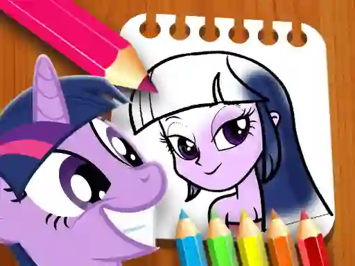 Equestria Girls Coloring Book — δωρεάν online παιχνίδι