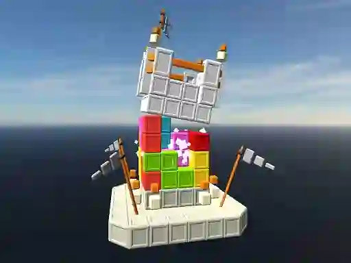 Castle Destruction Blocks — δωρεάν online παιχνίδι