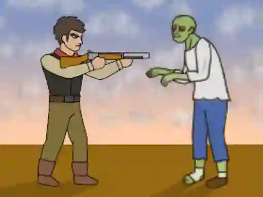 Cowboy Survival Zombie — δωρεάν online παιχνίδι