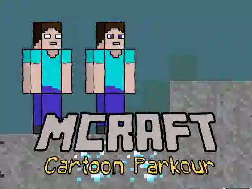 Mcraft Cartoon Parkour — δωρεάν online παιχνίδι