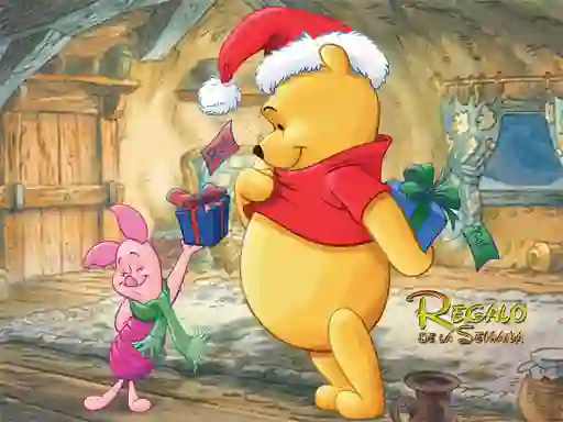 Winnie the Pooh Christmas Jigsaw Puzzle — δωρεάν online παιχνίδι