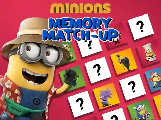 Minions Memory Match Up — δωρεάν online παιχνίδι