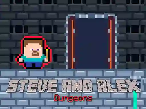 Steve and Alex Dungeons — δωρεάν online παιχνίδι