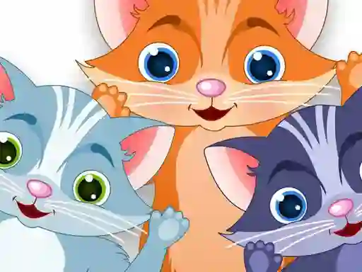 Kittens Match3 — δωρεάν online παιχνίδι