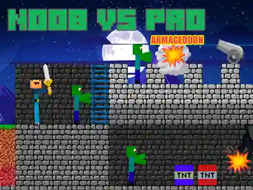 Noob vs Pro Armageddon — δωρεάν online παιχνίδι