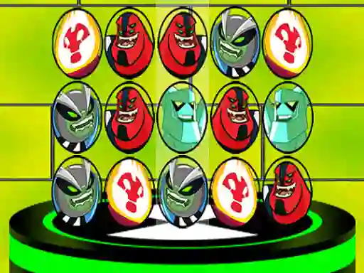 Ben 10 Match 3 Aliens — δωρεάν online παιχνίδι